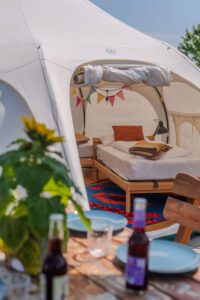 Urlaubsgefühle im Glampingzelt Elise