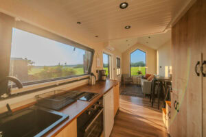 Panoramablick aus Tiny Haus Anton