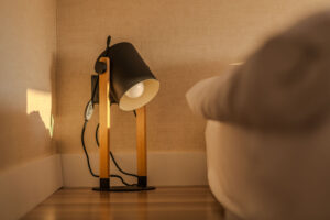 Nachttischlampe zum gemütlichen Lesen