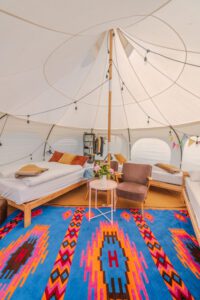 Glampingzelt Elise für 4 Personen